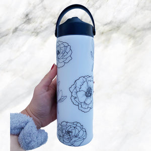 Modern Floral Tumbler