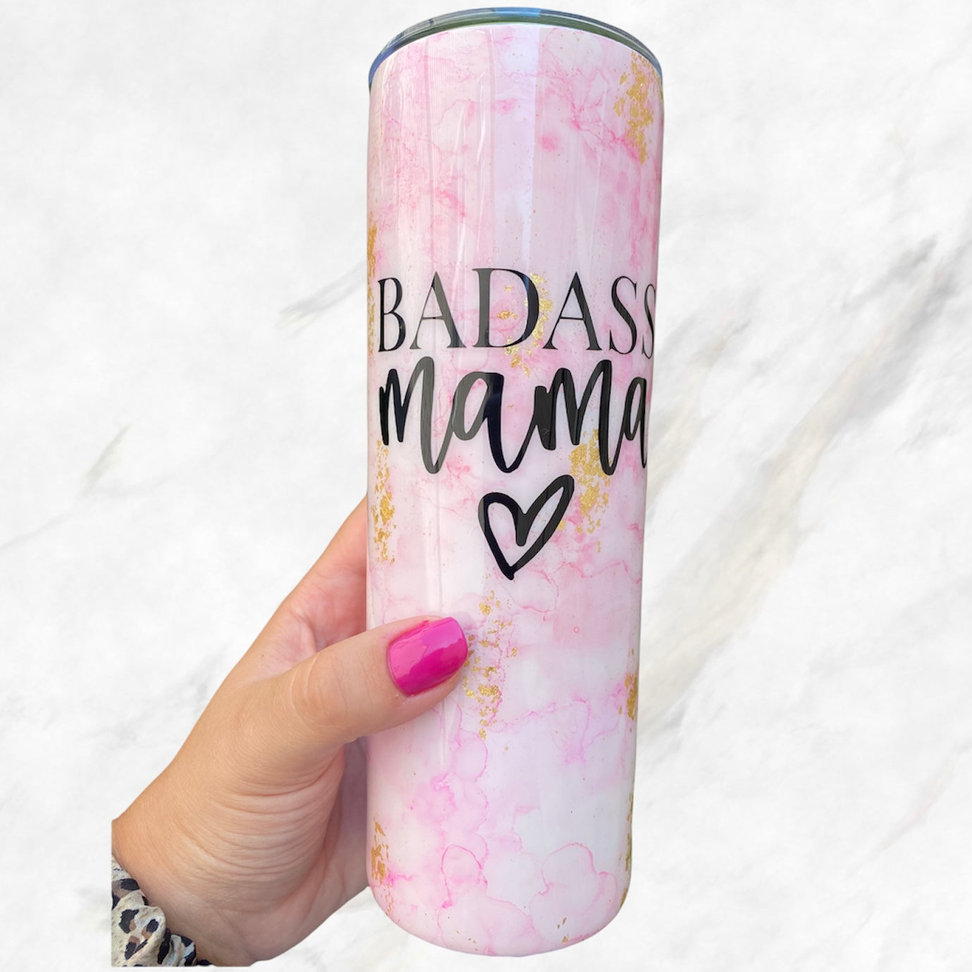 Bad-Ass Mom Mother's Day 40oz Quencher Tumbler (3100662)