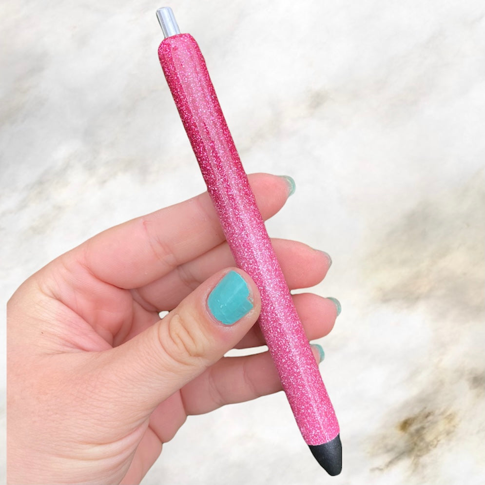 Pretty in Pink Glitter Pen